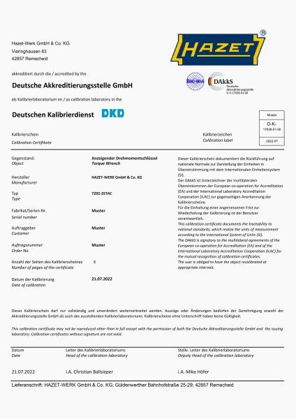 HAZET Drehmomentschlüssel (6144-1CTCAL)