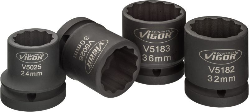 VIGOR Kraft-Stecknuss-Satz (V5024)