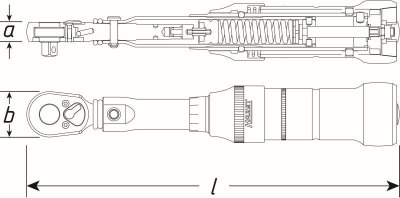 HAZET Drehmomentschlüssel (6144-1CTCAL)