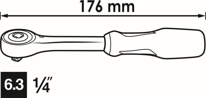 VIGOR Umschaltknarre (V5436)