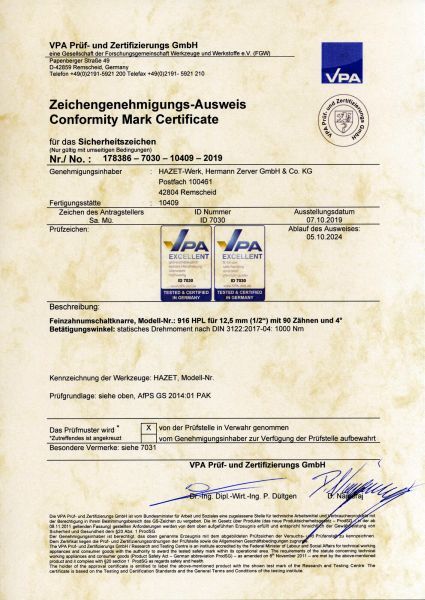 HAZET Umschaltknarre (916HPL)